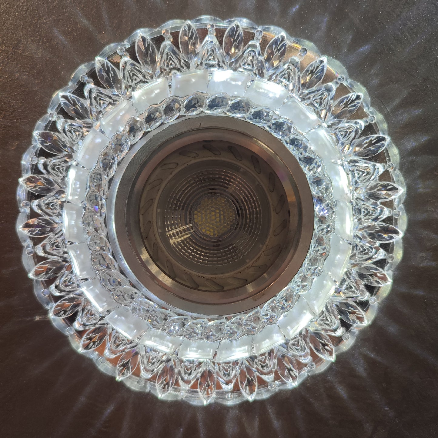 SPOT LED CRISTAL B-431 WH+GD