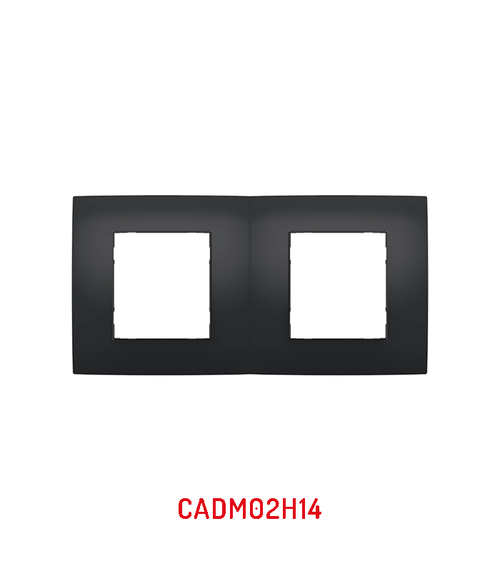 Cadre gris noir