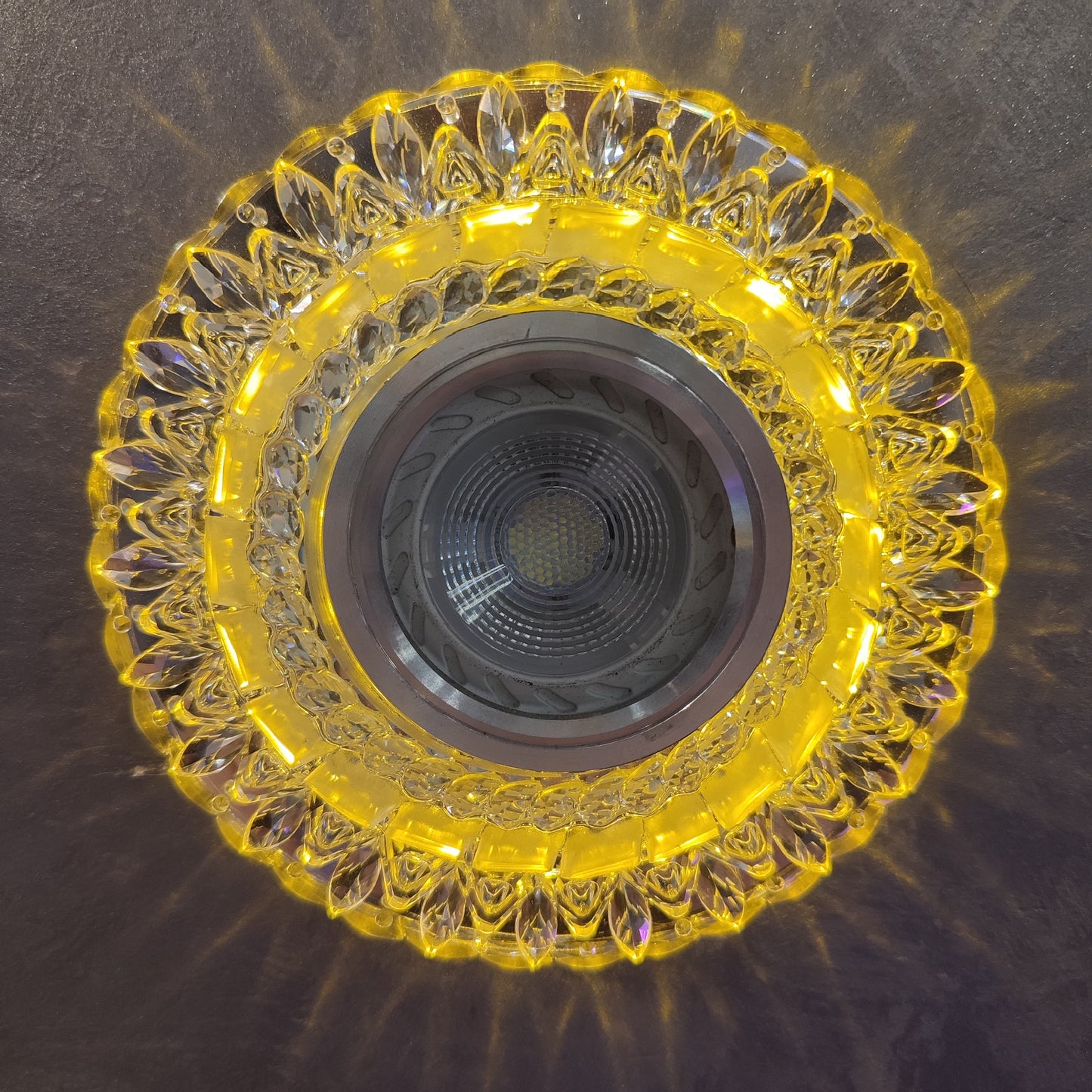 SPOT LED CRISTAL B-431 WH+GD