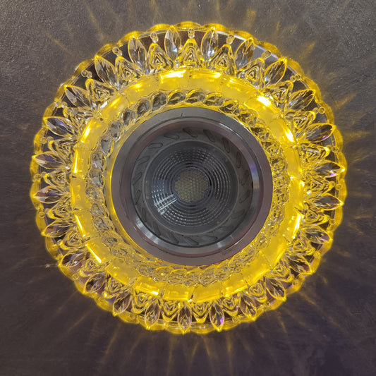 SPOT LED CRISTAL B-431 WH+GD