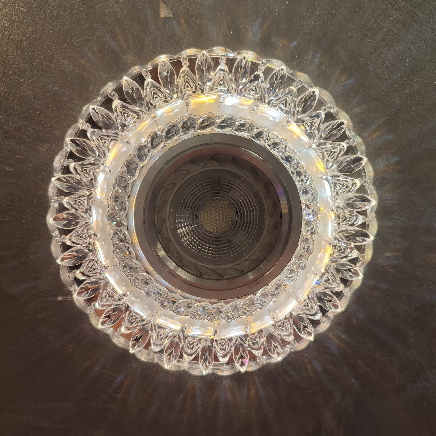 SPOT LED CRISTAL B-431 WH+GD